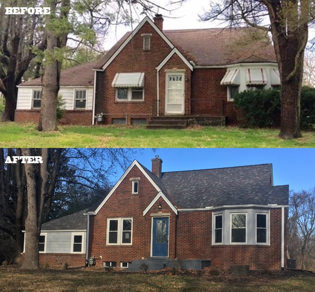 Before After Exterior